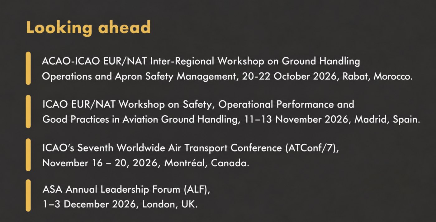 Looking ahead: 2026 events schedule
